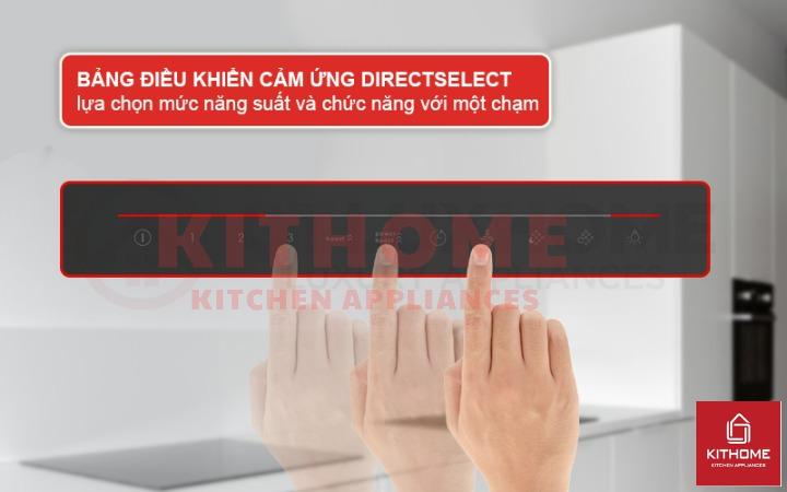 Dễ sử dụng với bảng điều khiển cảm ứng