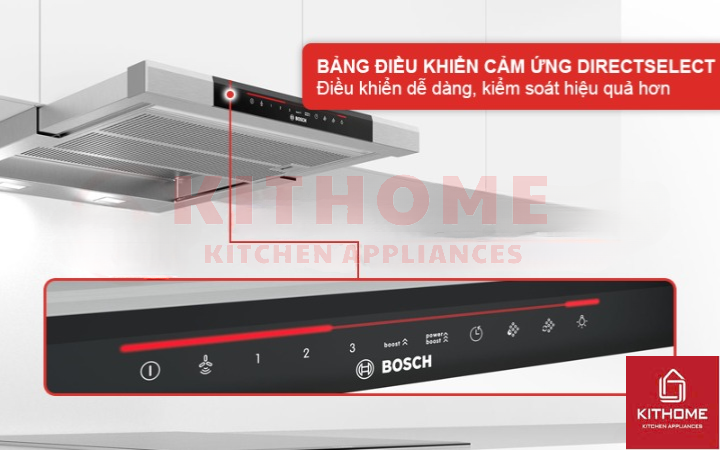 Dễ dàng chọn công suất và chức năng với bảng điều khiển cảm ứng