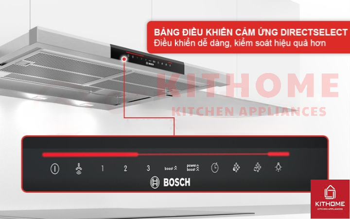 Bảng điều khiển cảm ứng DirectSelect, dễ dàng điều chỉnh với một chạm