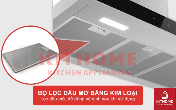 Bộ Lọc Mỡ Bằng Kim Loại, Giúp Máy Hoạt Động Hiệu Quả