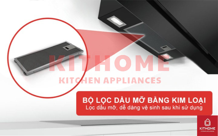 Bộ Lọc Mỡ Bằng Kim Loại, Giúp Máy Hoạt Động Hiệu Quả