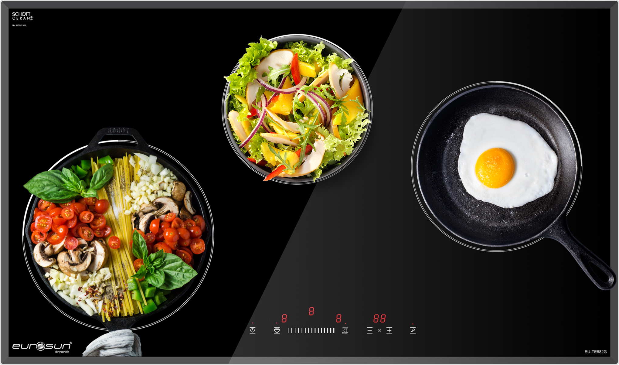 Bếp điện từ Eurosun EU TE882G