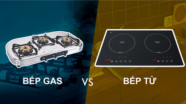 So sánh bếp từ và bếp gas