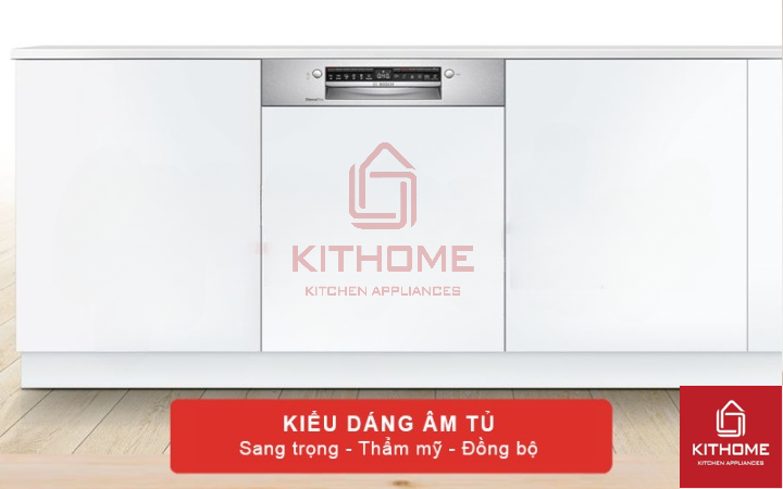 Kiểu dáng âm tủ sang trọng phù hợp với nhiều mẫu tủ bếp