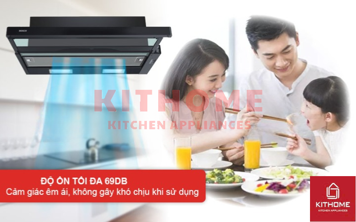 Hoạt động êm ái với độ ồn thấp, không gây khó chịu