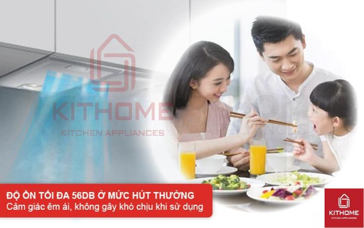 Hoạt động êm ái, không gây tiếng ồn khó chịu