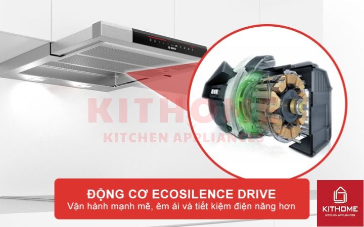 Động cơ EcoSilence Drive giúp máy hoạt động mạnh mẽ và yên tĩnh