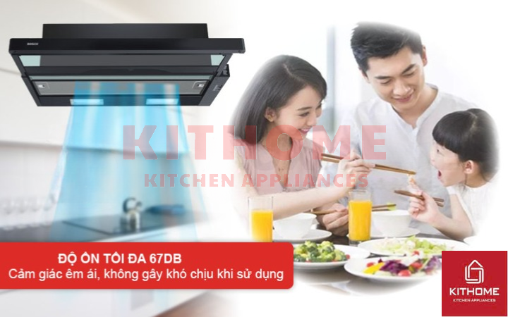 Độ ồn tối đa 67dB không gây khó chịu cho người dùng khi sử dụng