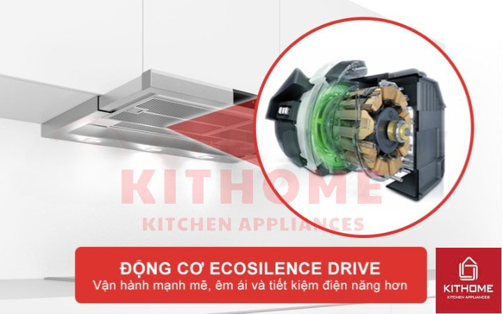Động cơ EcoSilence Drive hoạt động êm ái, tiết kiệm điện và bền bỉ