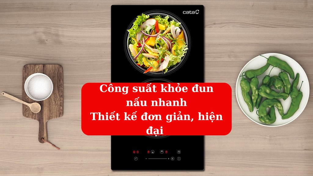Ưu điểm của bếp từ Cata