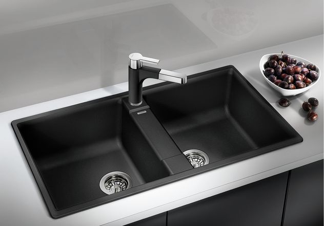 CHẬU RỬA BÁT ĐÁ BLANCO BLANCOZIA 9 ANTHRACITE 567.68.340