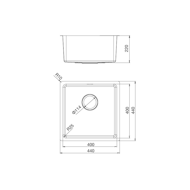 CHẬU RỬA BÁT MALLOCA MS 6044