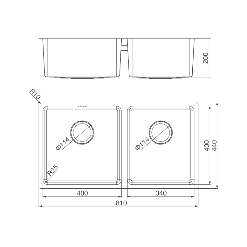 CHẬU RỬA BÁT MALLOCA MS 6081