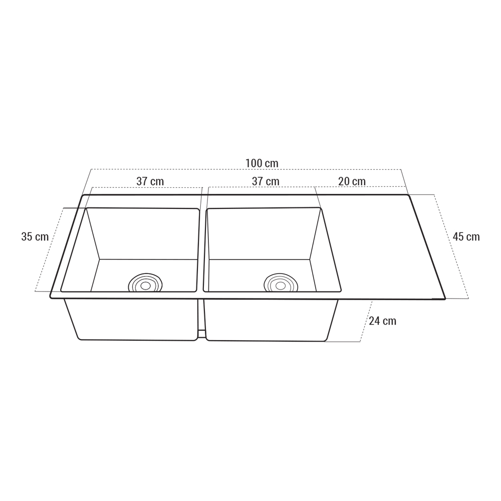 CHẬU RỬA ROSLERER RL01-10045CD