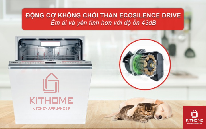 Vận hành máy êm ái và mạnh mẽ hơn với động cơ EcoSilence Drive