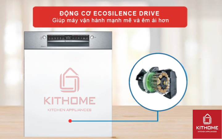 ​    ​Vận hành máy êm ái và mạnh mẽ hơn với động cơ EcoSilence Drive