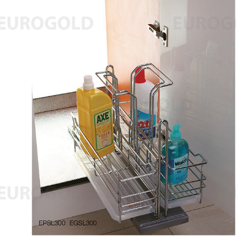 Giá để dụng cụ vệ sinh bếp China cho hộc tủ 300mm EGSL300