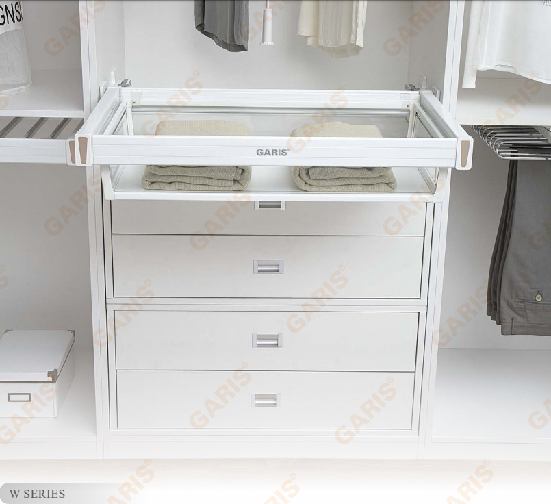 GIÁ ĐỂ ĐỒ GẬP VÁCH KÍNH GARIS GW02.60