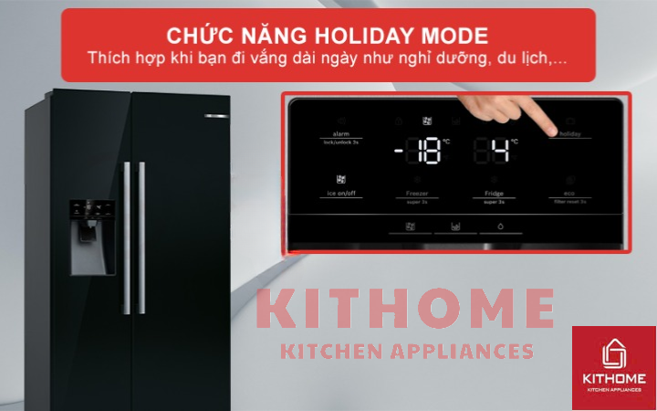 Tiết kiệm năng lượng với chế độ HolidayMode