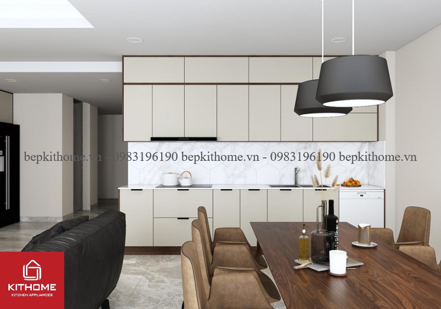 Mẫu tủ bếp Laminate - LAMI03