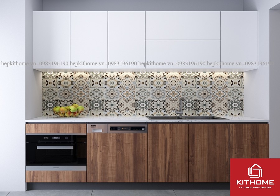 Mẫu tủ bếp Laminate - LAMI05