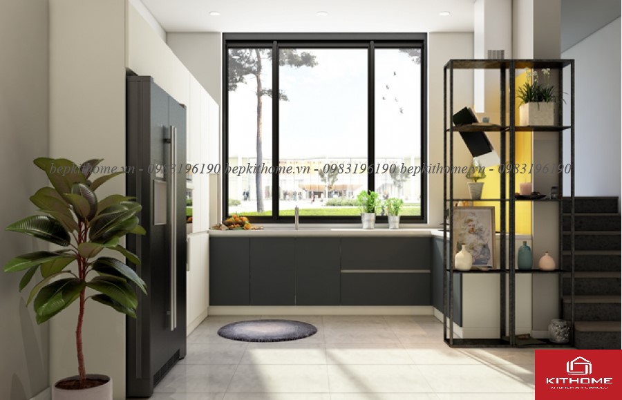 Mẫu tủ bếp Laminate LAMI26