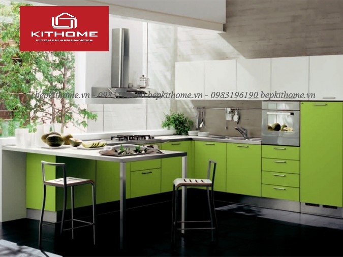 Mẫu tủ bếp Laminate - LAMI40