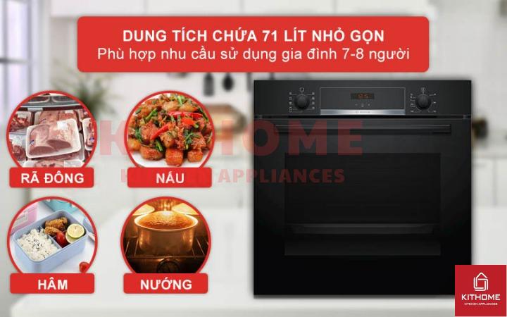 Dung tích lớn, phù hợp cho gia đình đông người