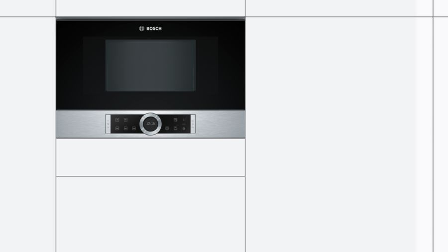 Lò vi sóng âm tủ BOSCH BFL634GS1|Serie 8