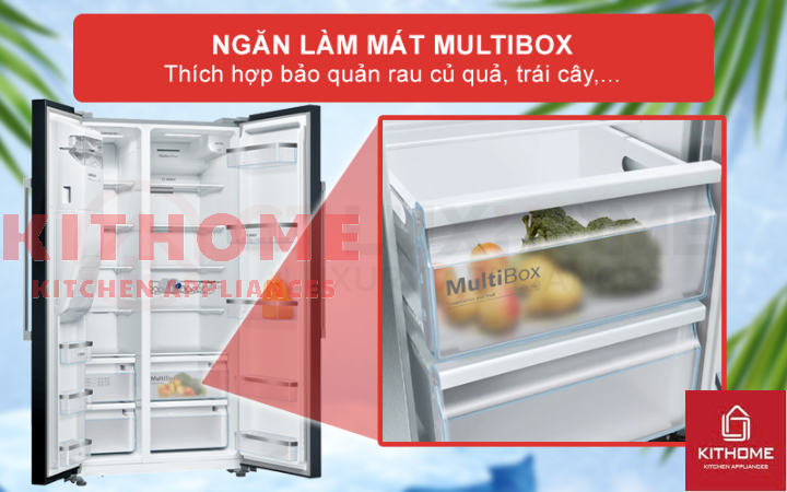 Ngăn làm mát MultiBox giúp bảo quản rau củ quả tươi lâu hơn