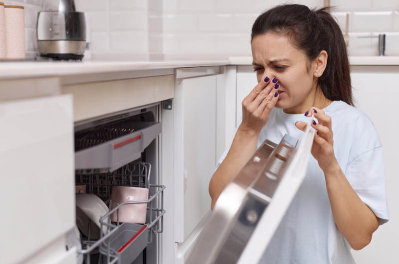 Máy rửa bất sử dụng chất liệu có trong Viên rửa bát