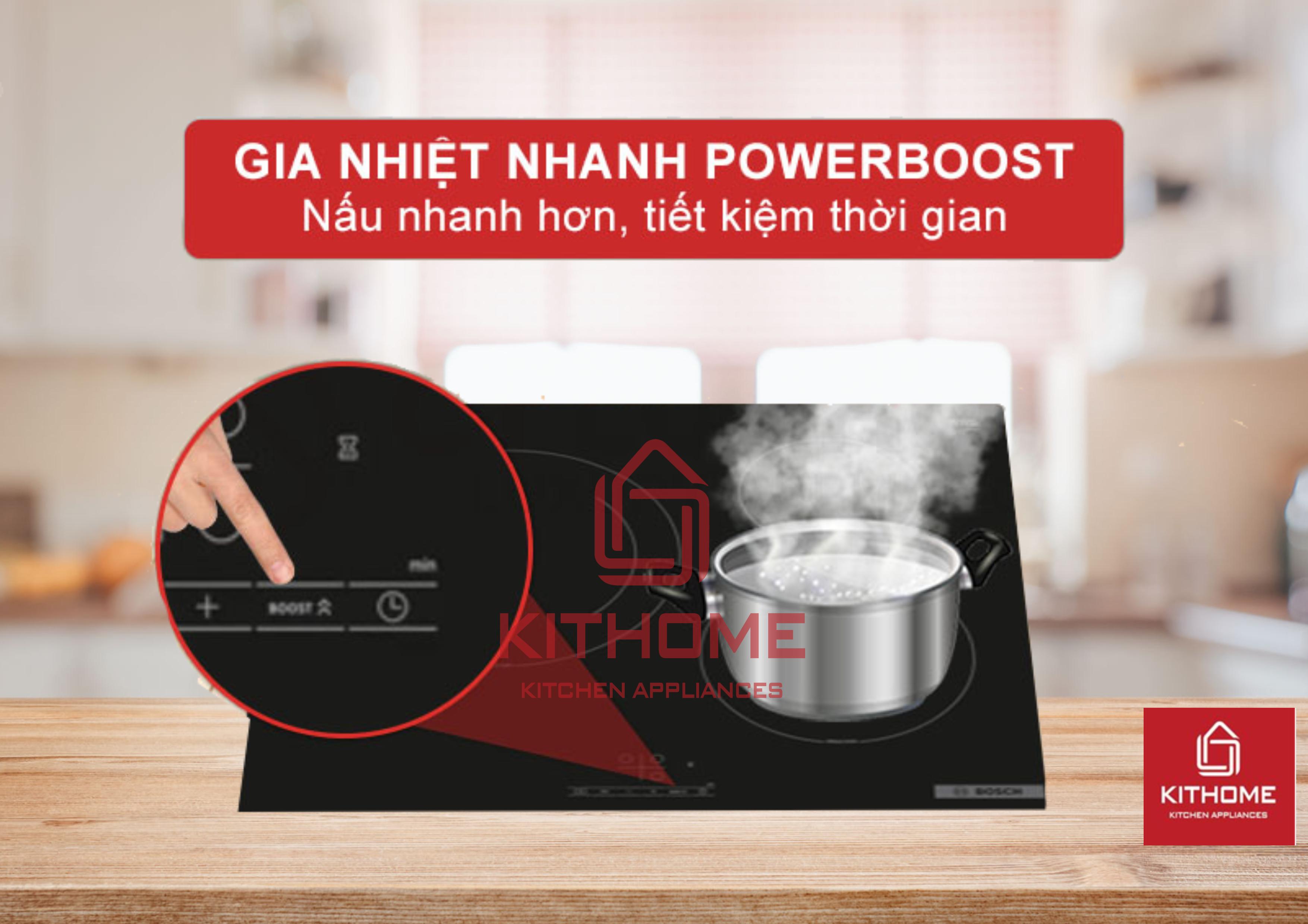 Chức Năng PowerBoost: Nấu Nhanh Hơn, Tiết Kiệm Thời Gian