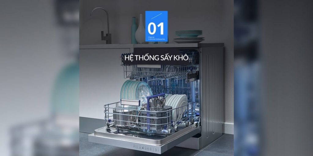 Tính năng sấy khô của máy rửa bát