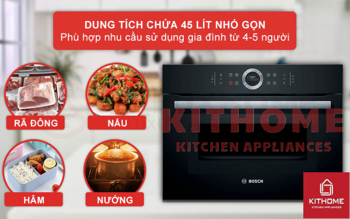 Dung tích 45 lít – Lựa chọn hoàn hảo cho gia đình từ 4-5 thành viên