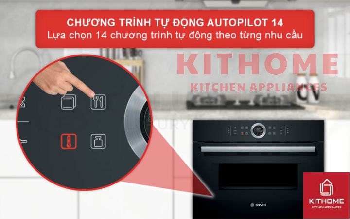 14 chương trình tự động AutoPilot 14 đáp ứng đa dạng nhu cầu nấu nướng