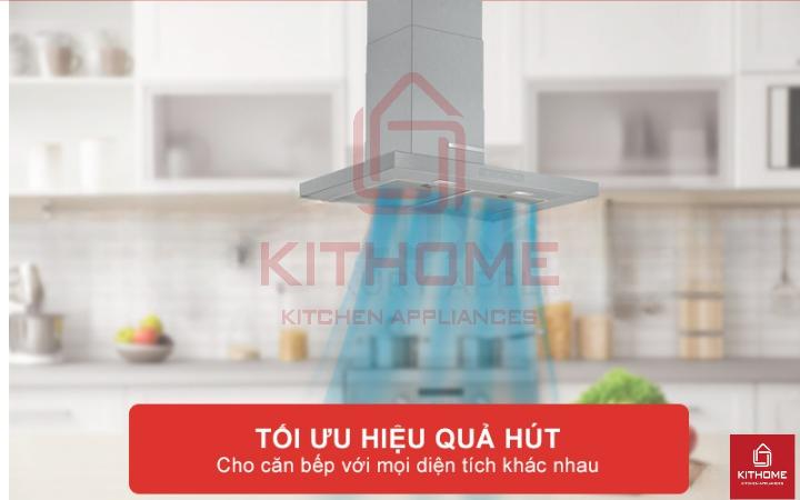 Tối ưu hiệu quả hút mùi hơn cho căn bếp với mọi diện tích khác nhau
