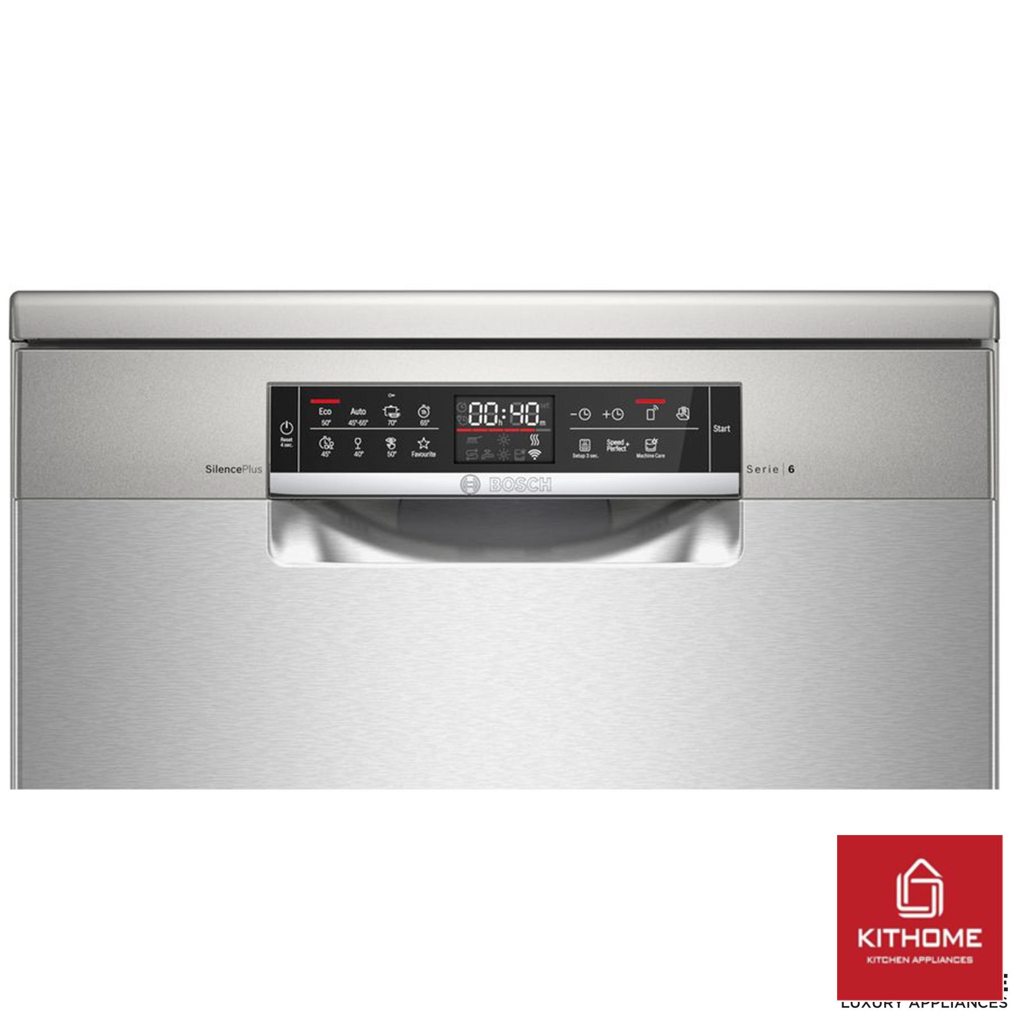 MÁY RỬA BÁT ĐỘC LẬP BOSCH SMS6ECI93E SERIE 6 SẤY HÉ CỬA
