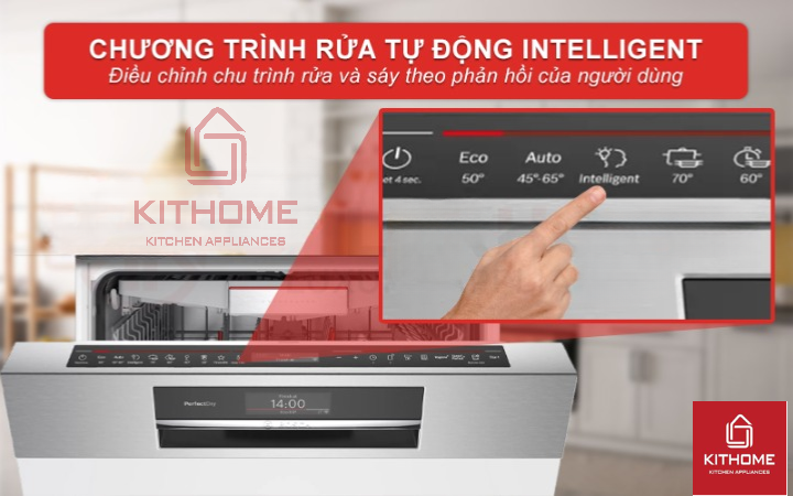 Chương trình rửa thông minh Intelligent giúp người dùng tăng trải nghiệm sử dụng