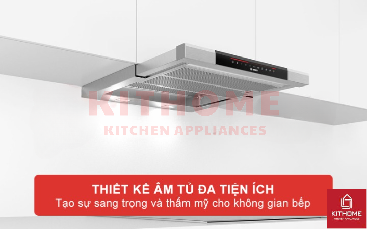 Thiết kế âm tủ sang trọng và tinh tế, nâng tầm thẩm mỹ cho không gian bếp