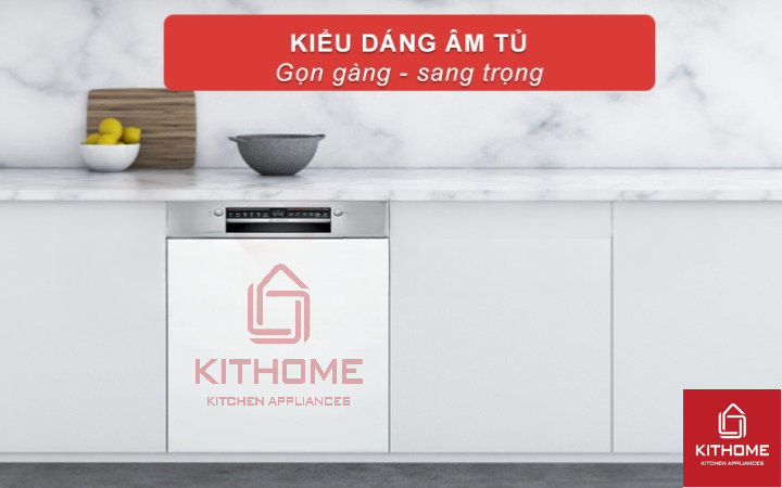 Thiết kế âm tủ sang trọng, bảng điều khiển mặt trước tiện lợi