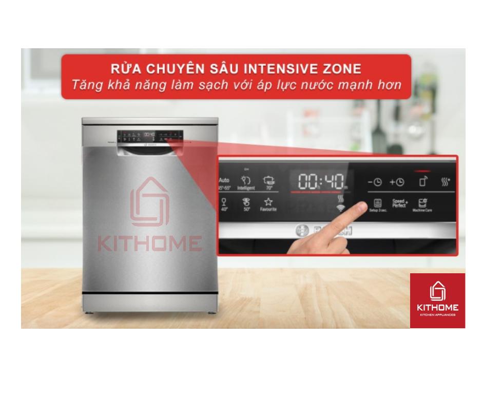 MÁY RỬA BÁT BOSCH SMS6ZCI16E SERIE 6 SẤY ZEOLITH