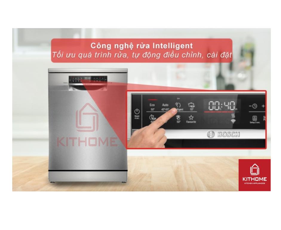MÁY RỬA BÁT BOSCH SMS6ZCI16E SERIE 6 SẤY ZEOLITH