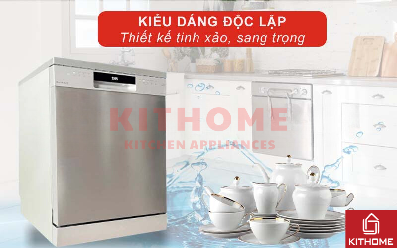 Thiết kế linh hoạt, hiện đại với gam màu bạc sang trọng