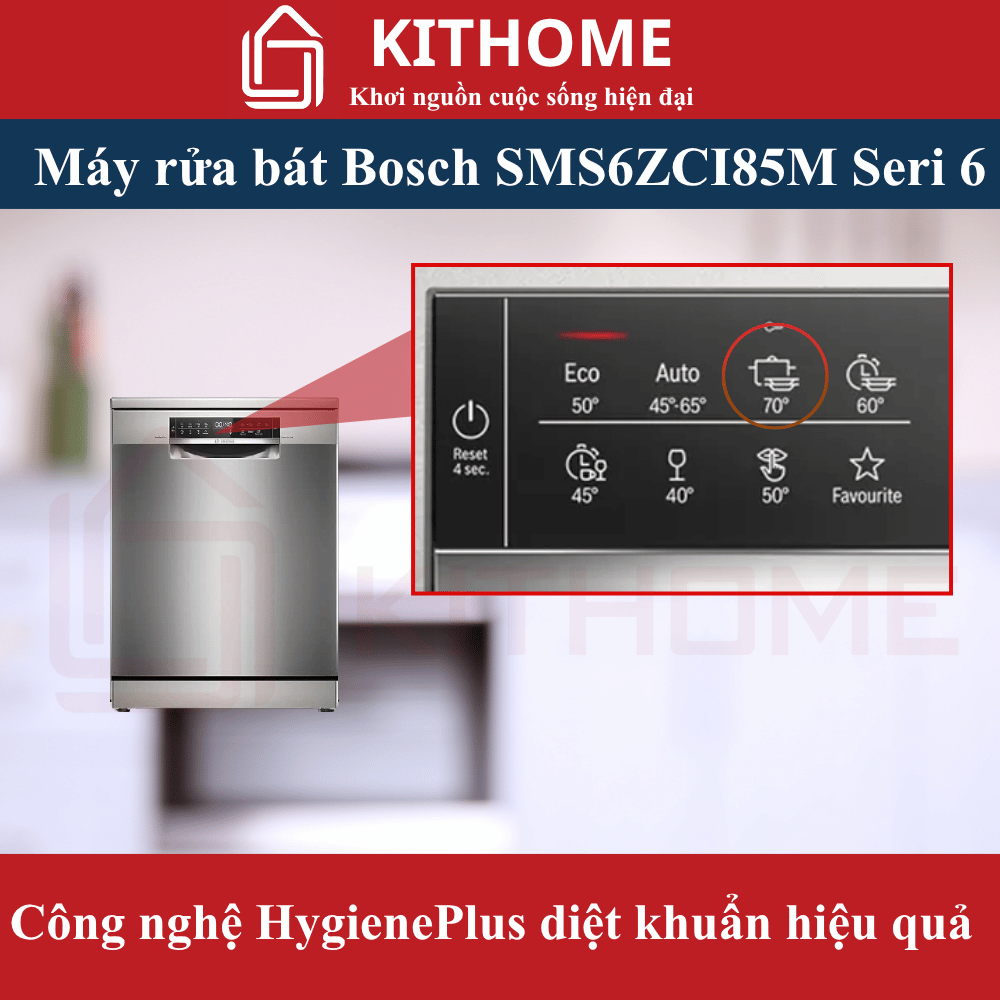 Máy rửa bát Bosch SMS6ZCI85M Seri 6, sấy Zeolith 19 Máy rửa bát Bosch SMS6ZCI85M Seri 6, sấy Zeolith - Ảnh 19