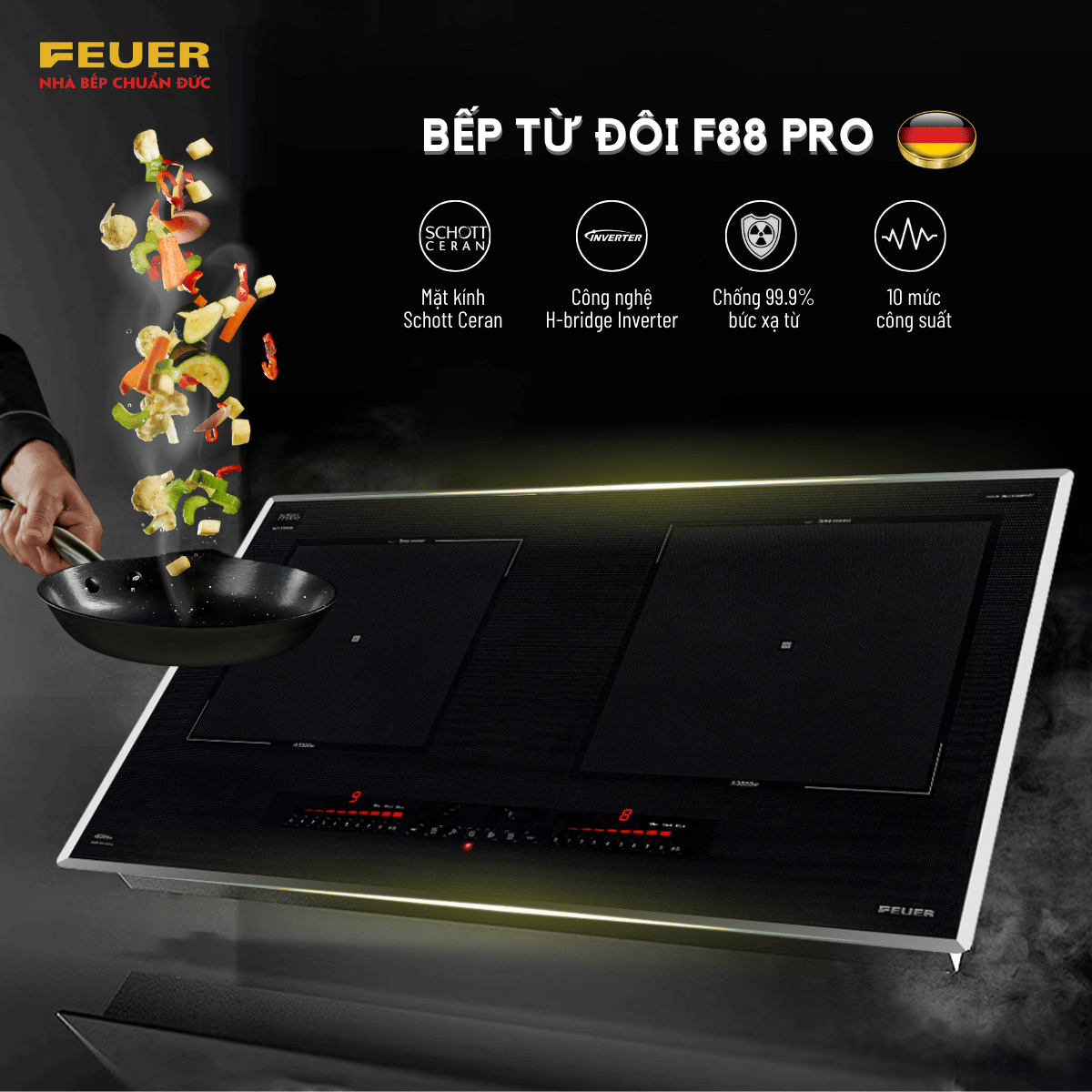 Bếp từ Feuer F88 Pro 12 Bếp từ Feuer F88 Pro