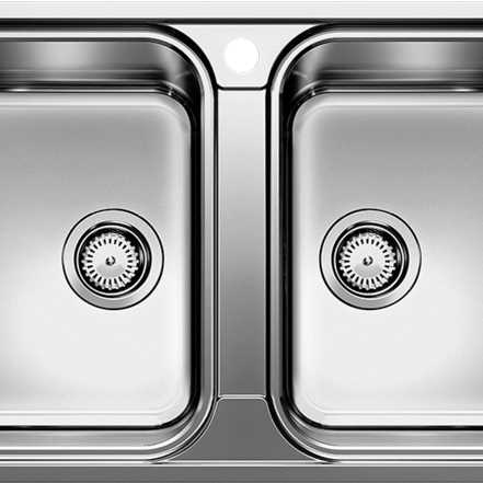Chậu Inox 2 Hố Blanco DINAS 8 Dung Tích Chứa Lớn Và Sâu Giá Rẻ