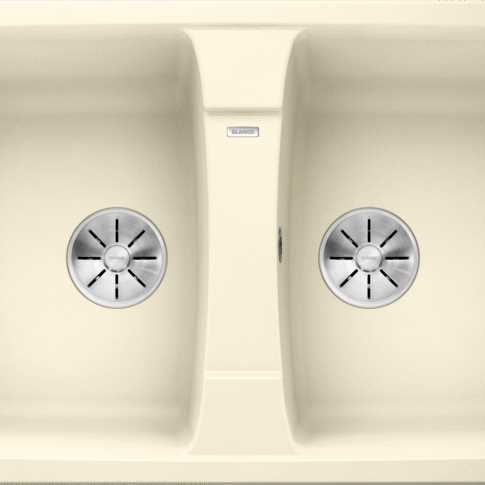 Chậu Đá 2 Hố Blanco Lexa 8 Jasmine Lỗ Thoát Nước Có Thể Tháo Rời Ưu Đãi Tốt