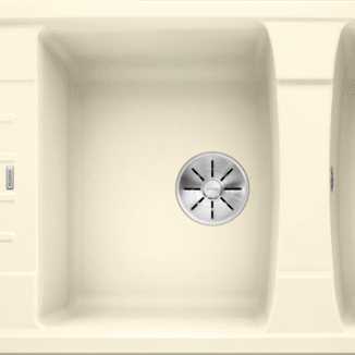 Chậu Đá 2 Hố Blanco Lexa 8s Jasmine Có Bàn Chờ Rộng Khuyến Mãi Tốt