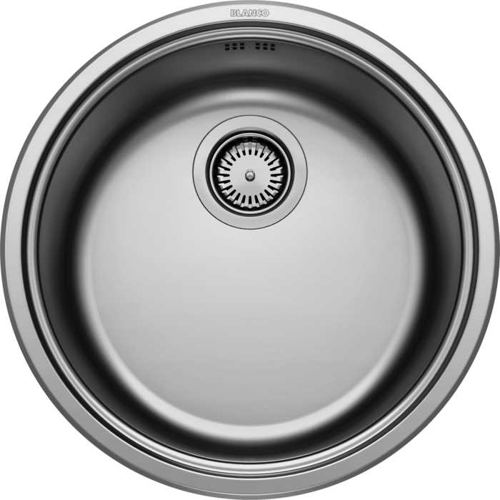 Chậu Inox 1 Hố Blanco Rondosol-IF Hố Tròn Thiết Kế Độc Đáo Giá Rẻ