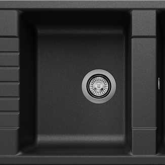 Chậu Đá 2 Hố Blanco Zia-8S Anthracite Có Bàn Chờ Khuyến Mại Đặc Biệt